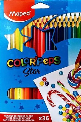 Lápis de Cor Color Peps 36 Cores - Maped