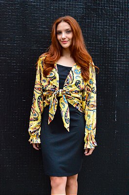 KIMONO JOANA CASH AMARELO