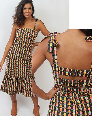 VESTIDO PAOLA PRETO CORUJA