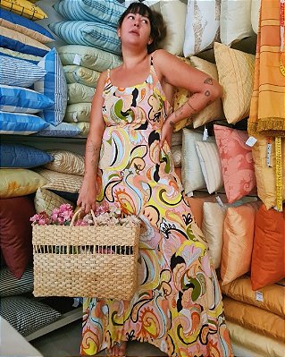 VESTIDO LONGO ESTAMPADO
