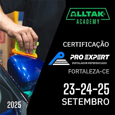 Certificação PRO EXPERT AUTOMOTIVO  23, 24 e 25 de setembro 2025 em Fortaleza/CE