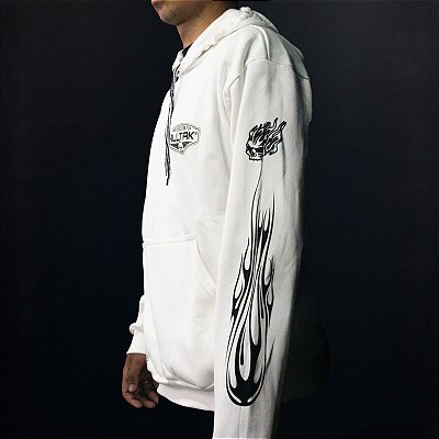 MOLETOM OFF WHITE FLAME