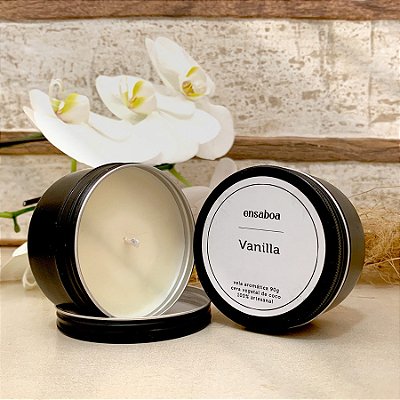 Vela Lata 90g - Vanilla