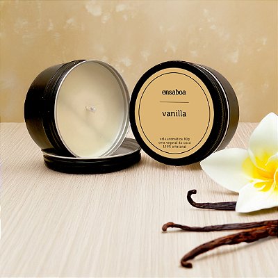 Vela Lata 90g - Vanilla