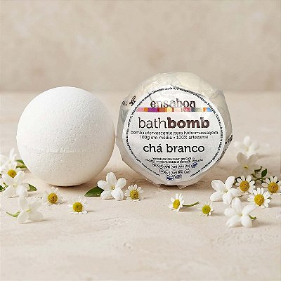 Bath Bomb 100g - Chá Branco
