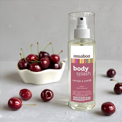 Body Splash 200ml - Cereja e Avelã