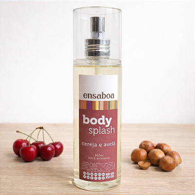 Body Splash 200ml - Cereja e Avelã