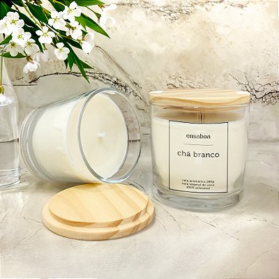 Vela Whisky 280g - Chá Branco