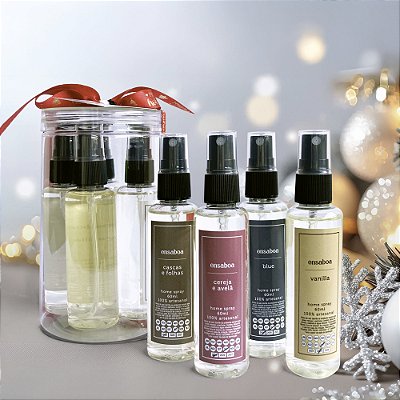 Kit Natal Home Spray 60 ml - 4 unidades