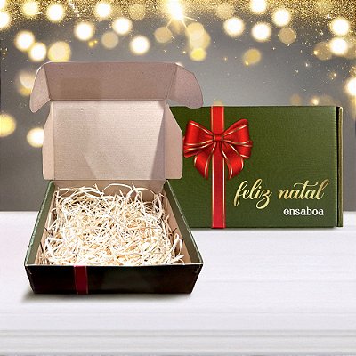 Caixa para Presente Natal