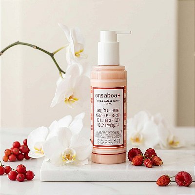 Loção Refrescante 200 ml - Orquídea + Frutas Vermelhas + Extrato de Blueberry + Óleo de Rosa Mosqueta
