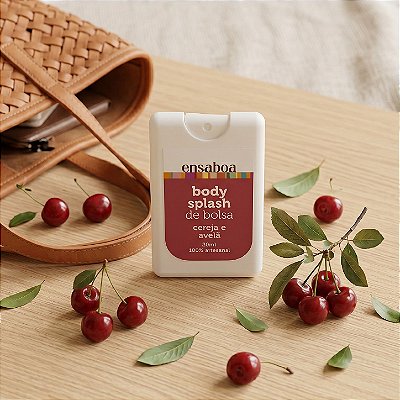 Body Splash de Bolsa 20ml - Cereja e Avelã