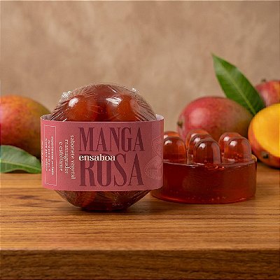 Sabonete Massageador com Esfoliante 150g - Manga Rosa