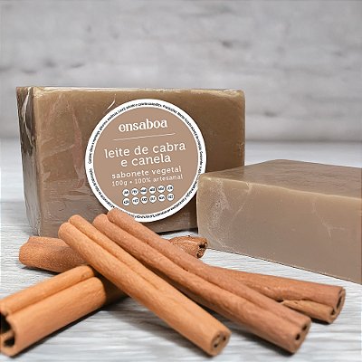 Sabonete em Barra 100g - Leite de Cabra e Canela