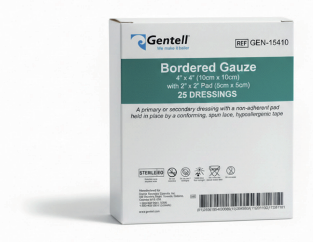 Curativo GAZE Bordada Gentell 20x20 cm