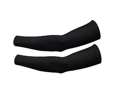 Manguito Manga * Longo * Protetor Térmico e Proteção Solar UVA,UVB Preto