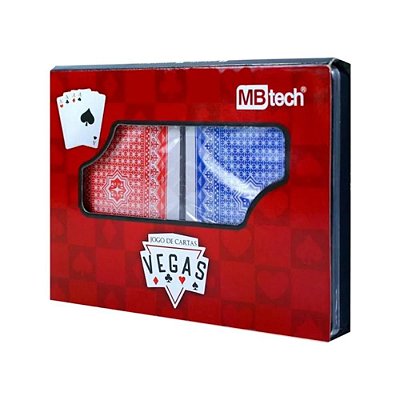 Jogo de Cartas Baralho Plástico 108 Cartas MBTech MB57043