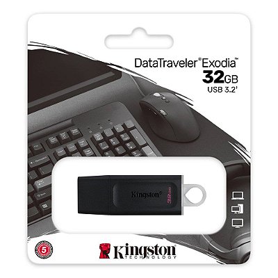 Pen Drive 32GB DataTraveler USB 3.2 Kingston DTX/32GB