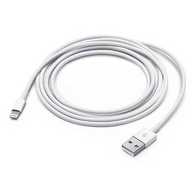 Cabo USB-A x Lightning 1m Branco HDG 760
