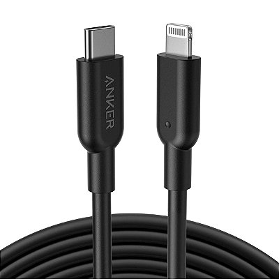 Cabo USB-C x Lightning MFi PowerLine II 1,8m Anker A8633