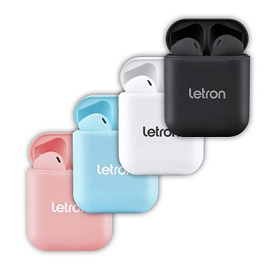 Fone de Ouvido Earbuds Sem Fio Bluetooth Premium TWS Letron