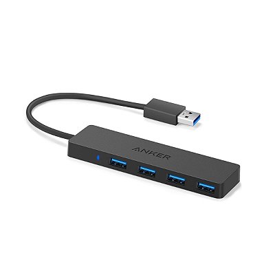 Hub 4 Portas USB 3.0 Ultra Slim 5Gbps Anker A7516