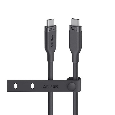 Cabo USB-C 20 Gbps 240W USB 4 Gen2 HD 4K 90cm Anker A80N1