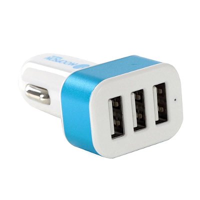 Carregador Veicular 2A USB 3 Portas Hoopson CEL-01-CAR