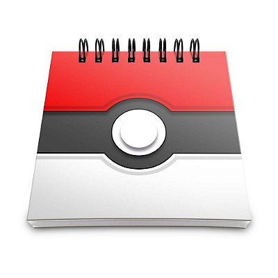 Bloco de Anotações 60 Folhas Poketball Yaay! BLO020