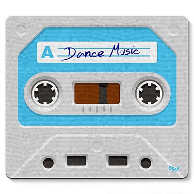Mouse Pad Fita Cassete Dance Music 23x20cm Yaay! PAD048