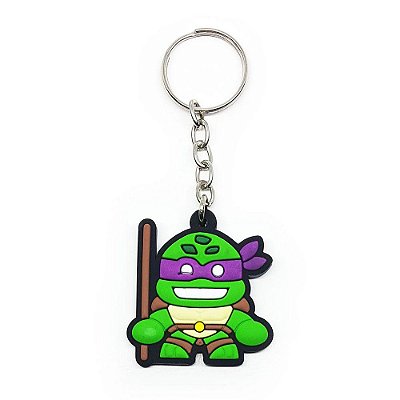 Chaveiro Emborrachado Tartaruga Donatello Yaay! KEY058