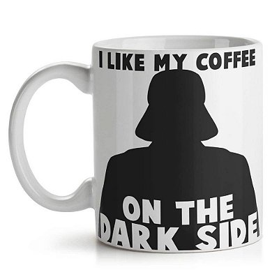 Caneca de Cerâmica 325ml Geek Side Dark Coffee Yaay! CAN132