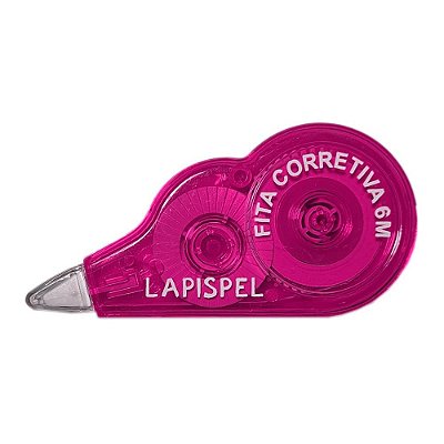 Fita Corretiva 5mm 6 Metros Rosa Lapispel 802415