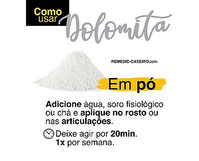 DOLOMITA EM PÓ 100gr