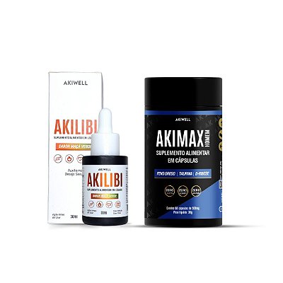 Kit Potência Masculina - 01 Akimax Homem 01 Akilibi