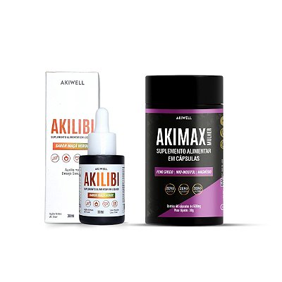 Kit Sensualidade Máxima / 01 Akimax Mulher 01 Akilibi