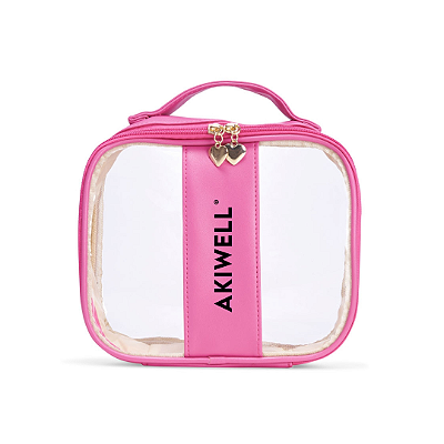 Necessaire Rosa Transparente Akiwell