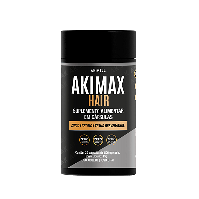 Akimax Hair - Crescimento Capilar