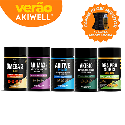 Kit Verão Mulher + Brinde Cinta Modelora e Gel Redutor