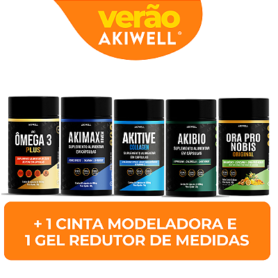 Kit Verão Homem + Brinde Cinta Modelora e Gel Redutor