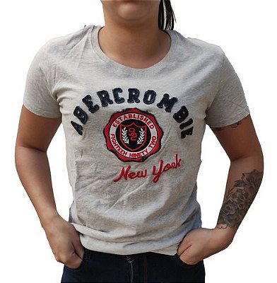 Camiseta Blusa Abercrombie & Fitch Feminina Original - Loja Edicao Limitada