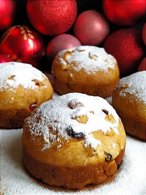 Mini Stollen - Pão Natalino Alemão