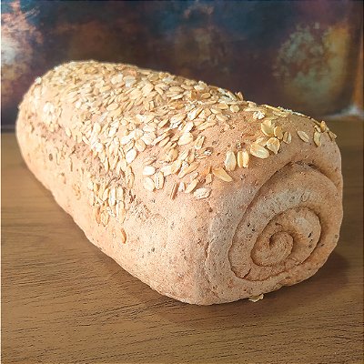 Pão 100% Integral (sem açúcar, lactose e ovos)