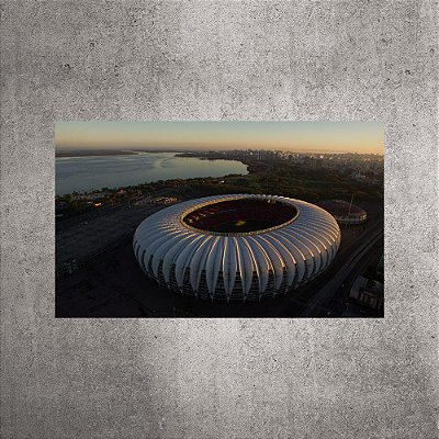 Imagem impressa - Imagem Aérea - Estádio Beira-Rio - 90cmx54cm. BRI5