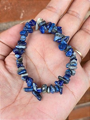 Pulseira de Lápis Lazúli Cascalho