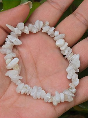 Pulseira Pedra da Lua Cascalho