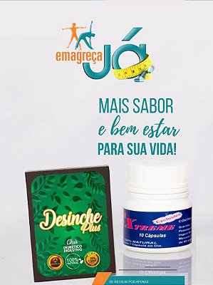 KIT CHÁ DESINCHE PLUS com MAX