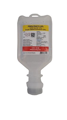 SOLUÇÃO FISIOLÓGICA 0,9% 100ml - EQUIPLEX