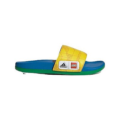 Chinelo Infantil Adidas Adilette lego Amarelo - FZ2867