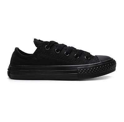 Tênis Infantil Converse All Star Monochrome Preto - CK0001